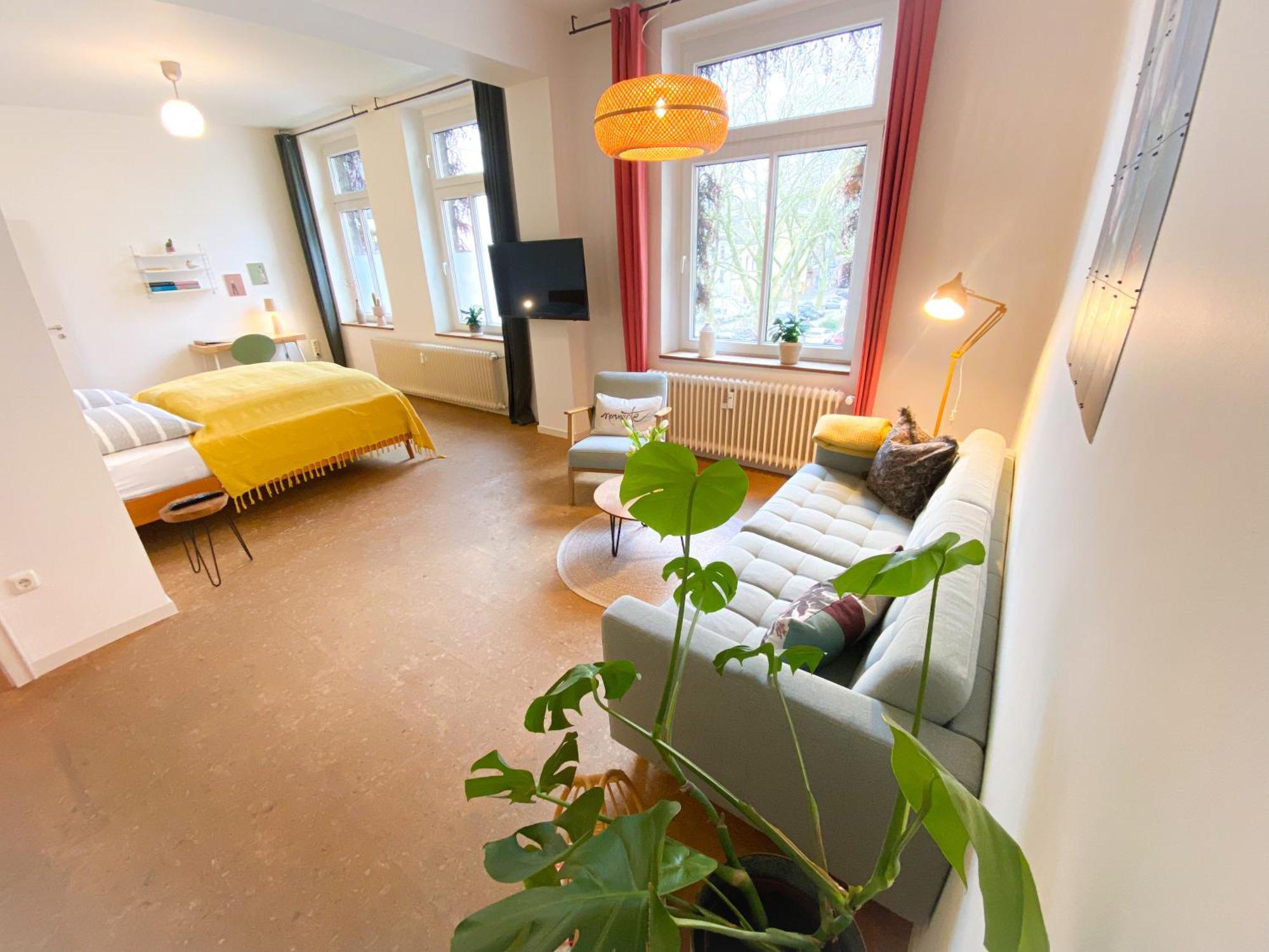 Apartments "Am Rheinorange", Netflix & Prime Duisburg Buitenkant foto