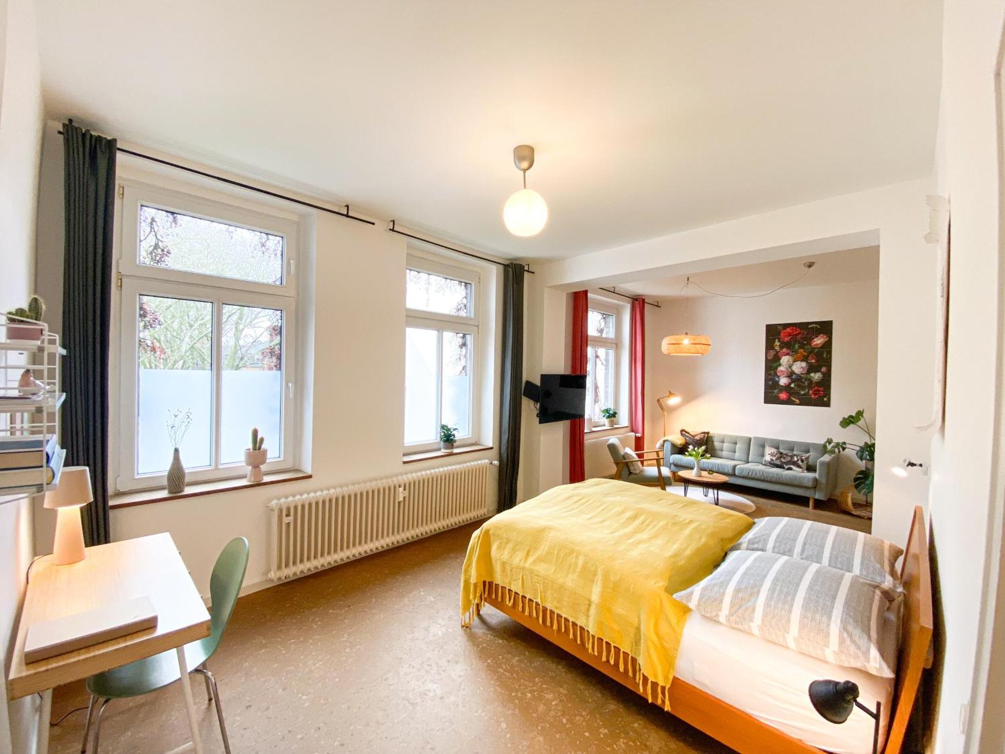 Apartments "Am Rheinorange", Netflix & Prime Duisburg Buitenkant foto
